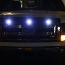 iJDMTOY 3pc Raptor Style Amber Yellow LED Bolt-On Mount Grille Marker Light Kit, Universal Fit Truck or SUV Front Grill, Powered By High Power 3000K Amber Color LED Diodes w/Projector Lens