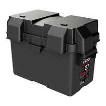 NOCO HM327BKS Group 27 Snap-Top Battery Box For Marine, RV, Camper And Trailer Batteries , Black