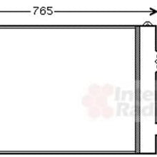 Van Wezel 30005352 Condenser, Air Conditioning