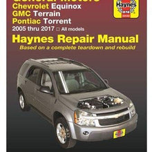 Haynes Repair Manual 38040 for GMC Terrain, Chevrolet Equinox & Pontiac Torrent 2005-2017