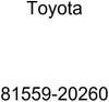 Toyota 81559-20260 Combination Lamp Lens