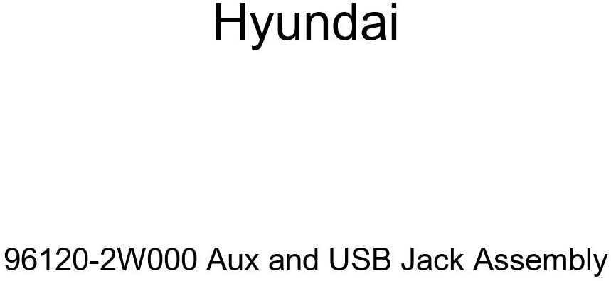 Genuine Hyundai 96120-2W000 Aux and USB Jack Assembly