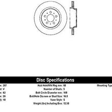 CENTRIC PARTS 125.39031 00 VOLVO V70 'R':REAR