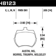 Hawk Performance HB123E.535 Front Disc Brake Pad