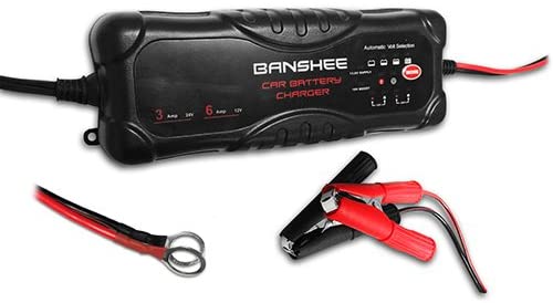 24V Smart Battery Charger Auto Car Truck 3 Amp Multiple Stage Charging Cycles