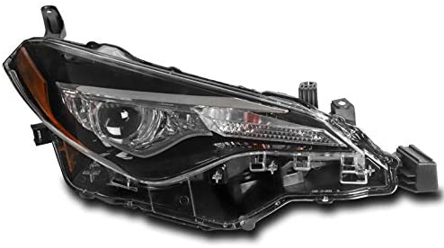 ZMAUTOPARTS LED Projector Headlight Headlamp Lamp Passenger Side For 2017-2019 Toyota Corolla Base CE C LE L