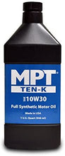 MPT MPT-359 Black Bottle 10W-30 Ten-K Full Synthetic Motor Oil - 32 fl. oz.