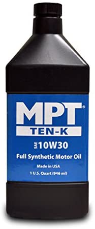 MPT MPT-359 Black Bottle 10W-30 Ten-K Full Synthetic Motor Oil - 32 fl. oz.