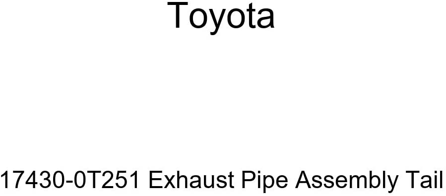 Genuine Toyota 17430-0T251 Exhaust Pipe Assembly Tail