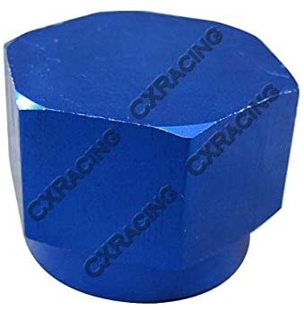 CXRacing Anodized Aluminum Flare Oil Fitting AN 10 Cap Block Off AN10