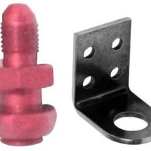 Longacre 45286 3/16" Bulkhead Brake Fitting with Tab