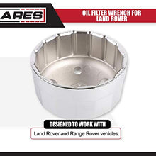 ARES 56026 - Llave de filtro de aceite de 3.543 in para Land Rover - 3/8 pulgadas - quitar fácilmente los filtros de aceite en vehículos Land Rover y Range Rover