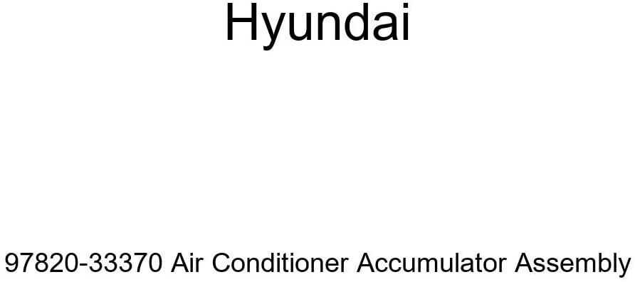 Genuine Hyundai 97820-33370 Air Conditioner Accumulator Assembly