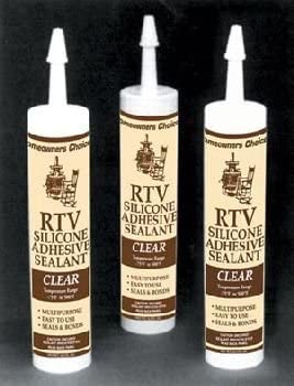 100% RTV Black Silicone Sealant (rated -85 degree to 500 degree F)