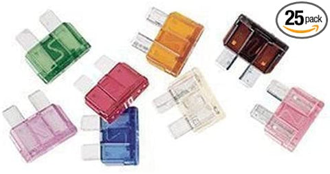 Bussmann ATC-25RLD Automotive Blade Fuse (ATC - 25 A), 25 Pack