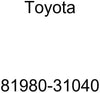 Toyota 81980-31040 Turn Signal Flasher Assembly