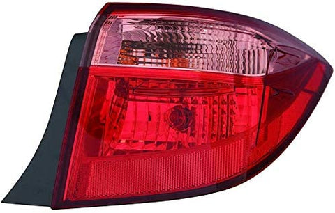For Toyota Corolla 2017 Tail Light Assembly Outer E/L/LE/LE Eco Model Halogen Passenger Right Side (CAPA Certified) TO2805130C