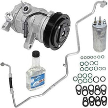 A/C Compressor Kit with Hose Assembly - Compatible with 2006-2007 Jeep Liberty 3.7L V6 VIN K MFI Electronic Naturally Aspirated SOHC GAS