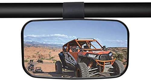 2020 UTV Mirror, UTV Clear Rear View Center Mirror with ShatterProof Tempered Glass and 1.5