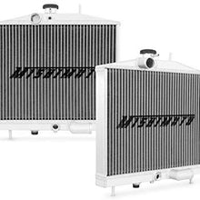 Mishimoto MMRAD-K20-EG Honda Civic K-Series Swap Aluminum Radiator, 1992-1995, Silver