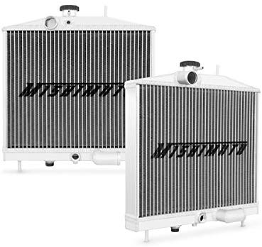 Mishimoto MMRAD-K20-EG Honda Civic K-Series Swap Aluminum Radiator, 1992-1995, Silver