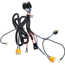 H4 9003 Headlight Relay Wiring Harness Kit, H6054 H4 Socket Plugs H4 Headlamp Light Bulb Ceramic Socket Plugs Relay Harness for Ground Triggered H6054 H5054 H6054LL 6014 6052 6053 Headlights