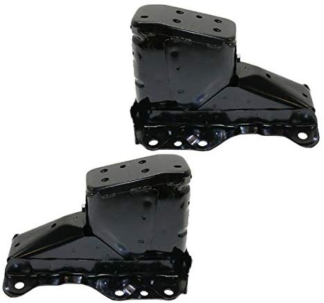 Partomotive For 17-19 CR-V Front Bumper Reinforcement Extension Mounting Bracket SET PAIR