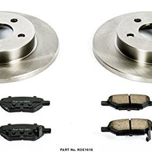 Power Stop KOE1616 Autospecialty Rear Replacement Brake Kit-OE Brake Rotors & Ceramic Brake Pads