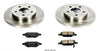 Power Stop KOE1616 Autospecialty Rear Replacement Brake Kit-OE Brake Rotors & Ceramic Brake Pads