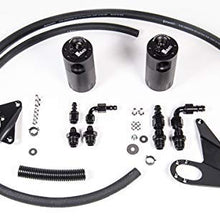 Radium Crankcase PCV Dual Catch Can Kit for 2010-15 Mitsubishi EVO X 10