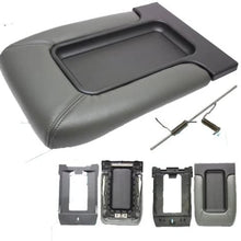 Factory Replacement Center Console Seat Lid 99-06 Chevy Silverado, GMC Sierra, 00-06 Suburban, Tahoe Yukon - Drk Pewter