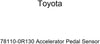 Toyota 78110-0R130 Accelerator Pedal Sensor