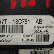 REUSED PARTS Theft-Locking Keyless Entry Fits 05 Crown Victoria 5W7T13C791AB 5W7T-13C791-AB