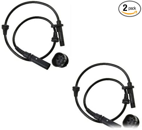 Olivia&Oliver 2PCS ABS Wheel Speed Sensor 34526771776 Front Left Right Fits BMW X5 E70 F15 F85 X6 E71 E72 F16 F86 X5 2007-2018 X6 2008-2019