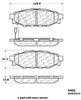 StopTech 309.11140 Street Performance Rear Brake Pad