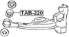 4872542080 - Arm Bushing (for Rear Control Arm) For Toyota - Febest