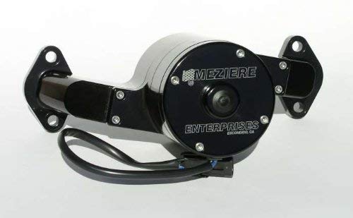 Meziere WP100S Black Billet Electric Water Pump for Big Block Chevy