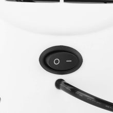 Fan Heater, Portable Compact Electric Tabletop Fan Heater Electric Warmer for Home Office Winter Use Tabletop Heater(White)