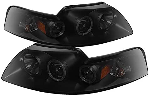 Spyder Auto 5078469 LED Halo Projector Headlights Black/Smoked