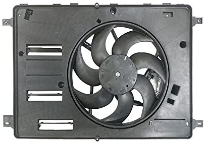 Rareelectrical NEW DUAL RADIATOR AND CONDENSER FAN COMPATIBLE WITH VOLVO S60 CROSS COUNTRY 16-17 1368427-6