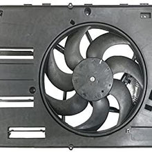 Rareelectrical NEW DUAL RADIATOR AND CONDENSER FAN COMPATIBLE WITH VOLVO XC60 2010-17 31368867-3 313684276