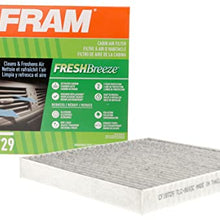 Fram Fresh Breeze - Filtro de aire de cabina con bicarbonato de sodio Arm & Hammer, CF10729 para vehículos seleccionados Chrysler, Dodge y Jeep