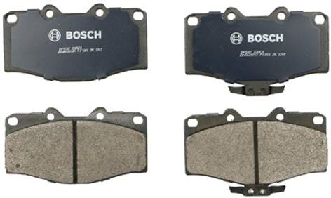 Bosch BP502 QuietCast Premium Semi-Metallic Disc Brake Pad Set For 1996-1997 Lexus LX450; 1991-1997 Toyota Land Cruiser; Front