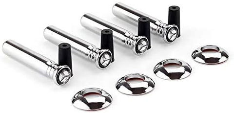 4 Pcs Car Logo Aluminum Alloy Car Modified Door Bolt Lock Pin Switch Car Decoration fits for Mercedes-Benz S C E AMG GLC GLK ML (Benz)