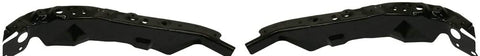 Radiator Support Set of 2 for Nissan Altima 07-09/Maxima 09-14 Right and Left Side Black Steel Coupe/Sedan