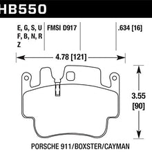 Hawk Performance HB550F.634 HPS Performance Ceramic Brake Pad