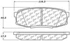 Centric (103.13040) Brake Pad, Ceramic