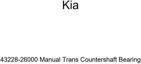 Kia 43228-26000 Manual Trans Countershaft Bearing