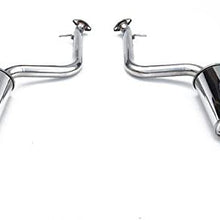 Invidia (HS13LISG3T) Q300 Cat-Back Exhaust System with Rolled Titanium Burnt Tip for Lexus IS250/350