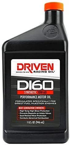 Driven Racing Oil 18606 DI60 10W-60 Synthetic Performance Oil 1 Quart